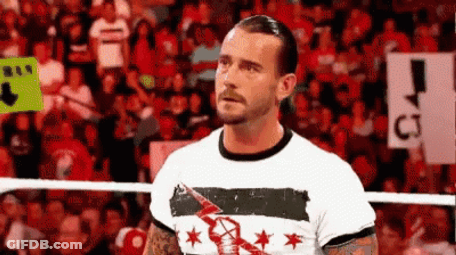 CM Punk Eye Roll GIF