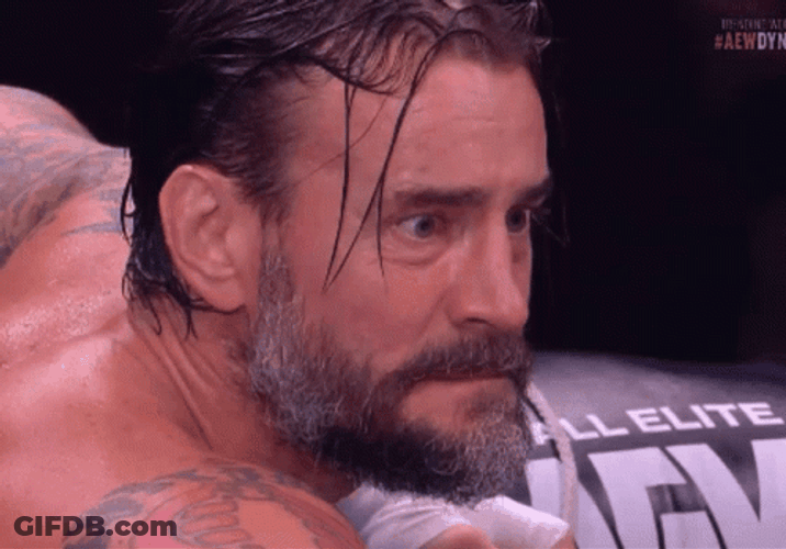 CM Punk Shock Face GIF