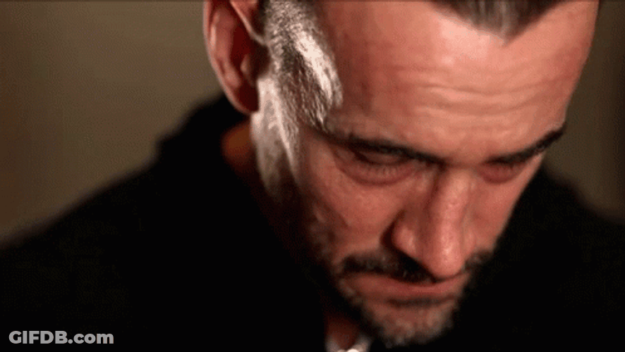 CM Punk Staring GIF