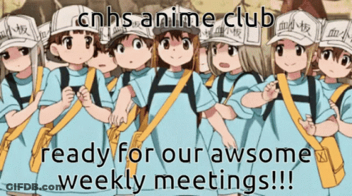 CNHS Anime Club Ready For Awesome Weekly Meetings GIF