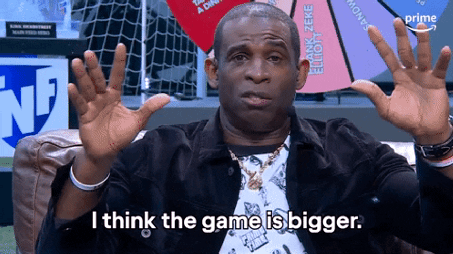 Coach Prime The Game Is Bigger GIF