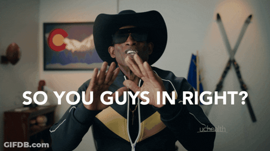 Coach Prime You Guys In Right GIF