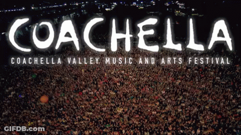 Coachella Valley Music And Arts Festival Poster GIF