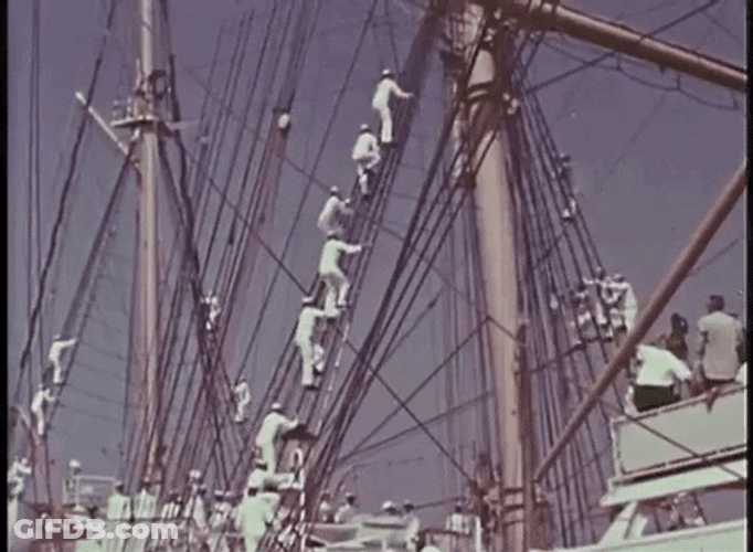 Coast Guard Climbing GIF