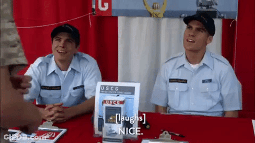Coast Guard Laughing GIF