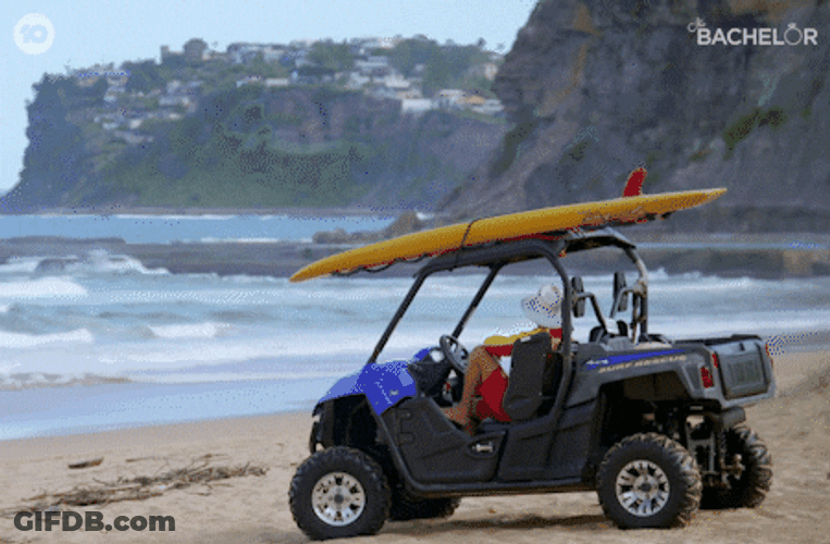 Coast Guard Officer On The Beach GIF