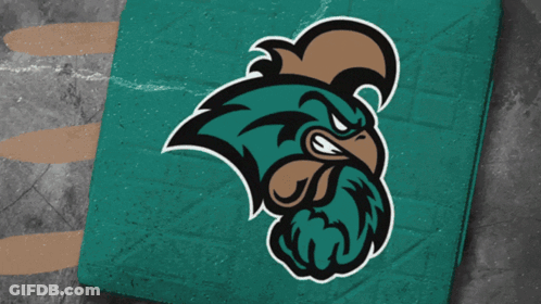 Coastal Carolina Logo On Wallet GIF