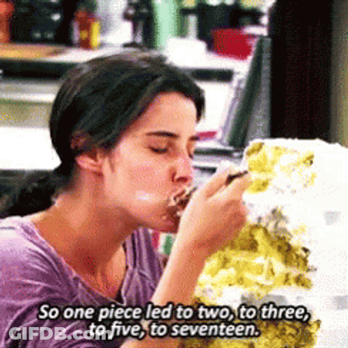 Cobie Smulders Eating Cake GIF