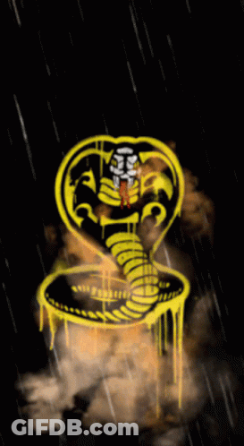 Cobra In The Rain GIF