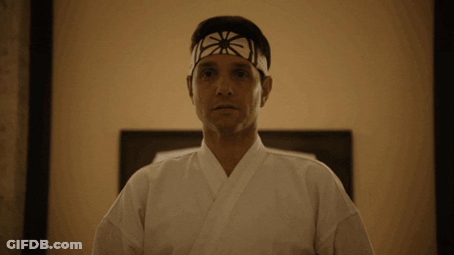 Cobra Kai Daniel Karate Sensei GIF