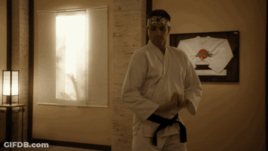 Cobra Kai Daniel Karate Teacher GIF