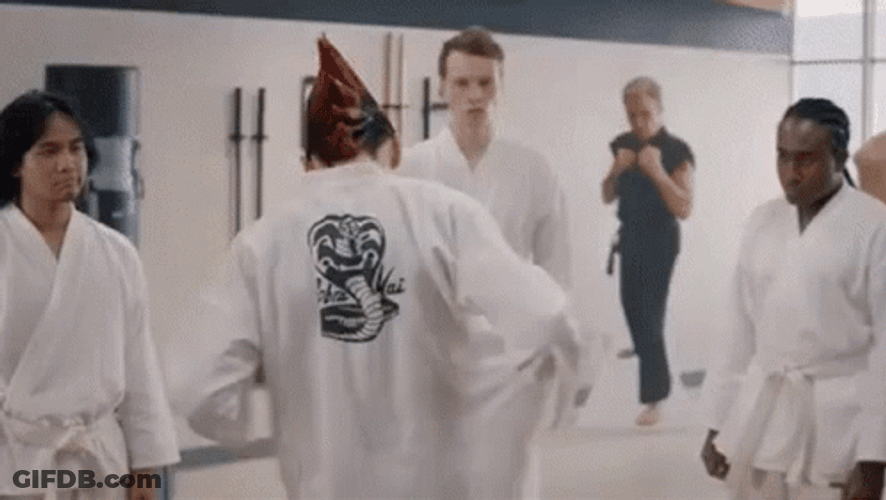 Cobra Kai Hawk Tattoos Class GIF