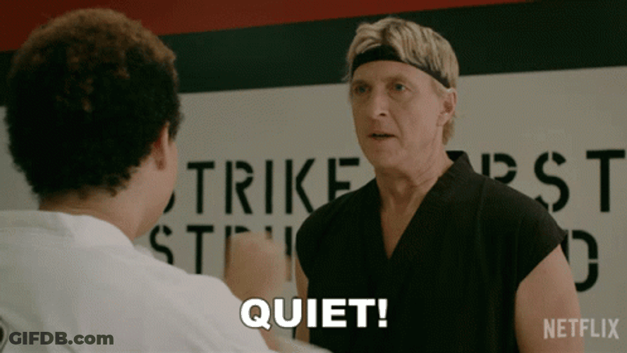 Cobra Kai Johnny Lawrence Quiet GIF