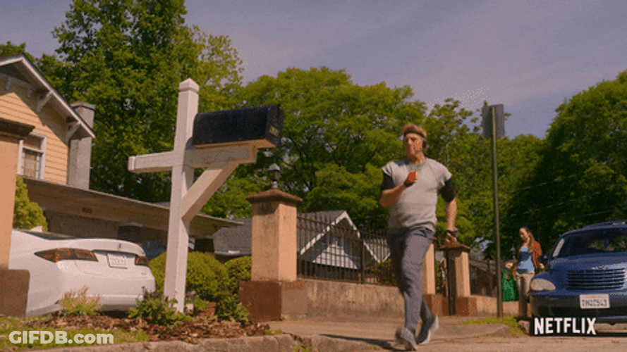 Cobra Kai Johnny Mailbox Kick GIF