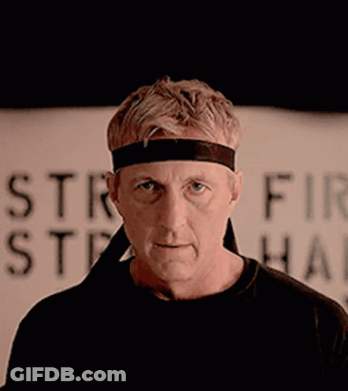 Cobra Kai Johnny Punch Ready GIF