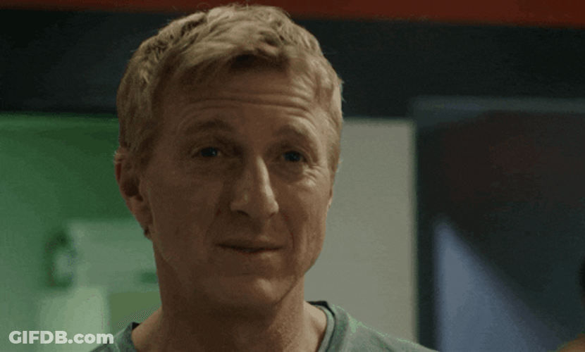 Cobra Kai Johnny Yes Reaction GIF