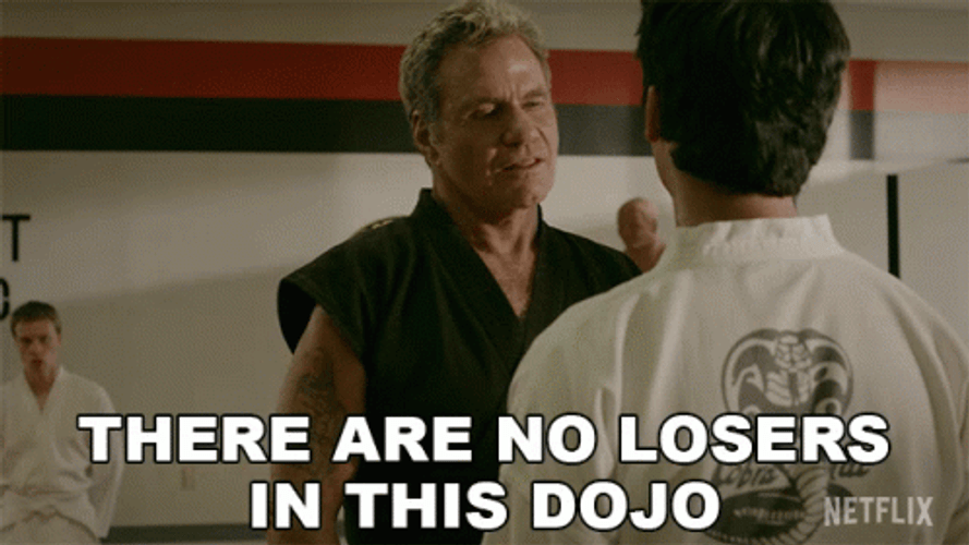 Cobra Kai Kreese No Losers GIF