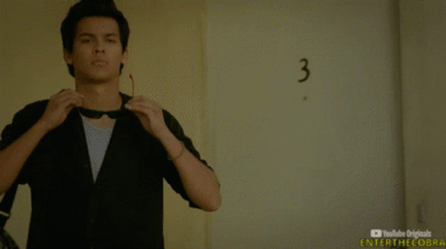 Cobra Kai Miguel Fist Bump GIF