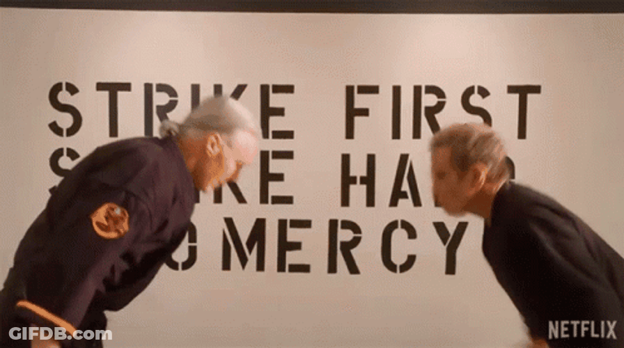 Cobra Kai Terry Kreese Bow GIF
