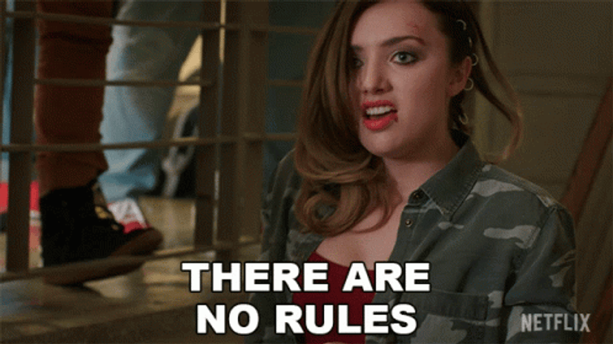 Cobra Kai Tory Nichols There Are No Rules GIF