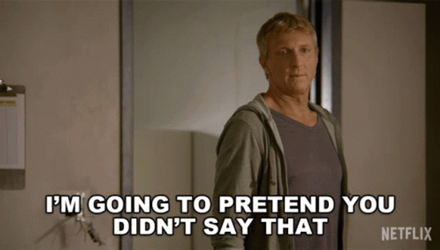 Cobra Kai You Didn't Say That GIF