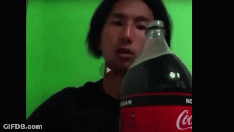 Coca Cola And Mentos GIF