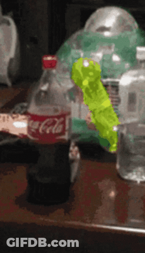 Coca Cola And Water Bottles GIF