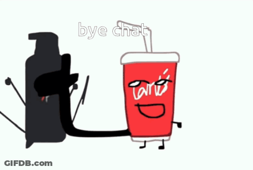 Coca Cola Can With Straw Hat GIF