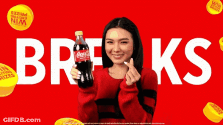 Coca Cola Francine Diaz GIF