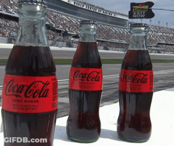 Coca Cola On Car Racing Event GIF