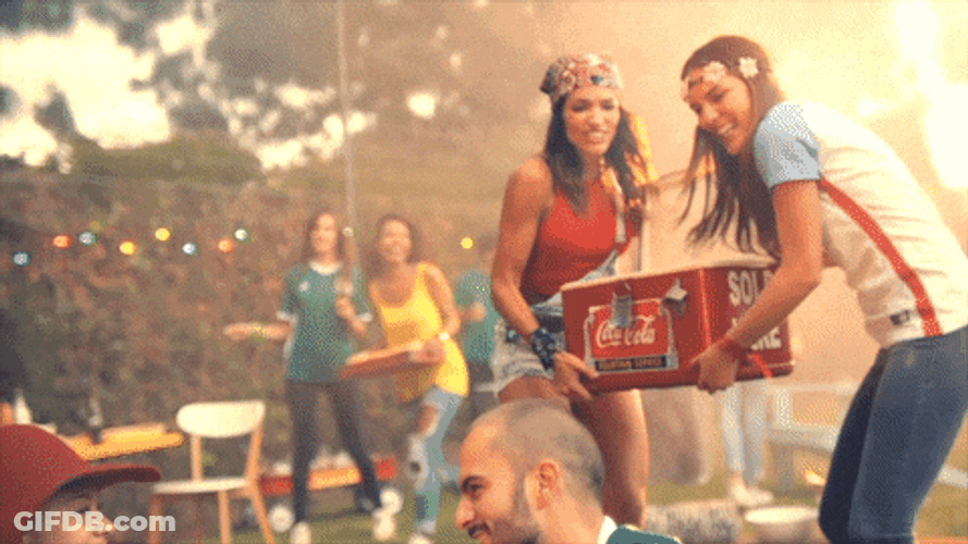 Coca Cola Refresh Pouring Water GIF