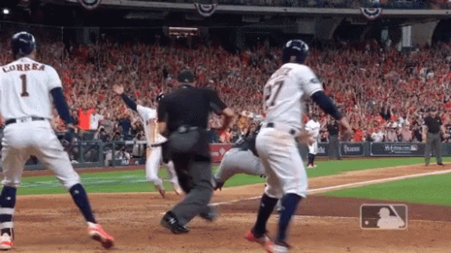 Cocky Alex Bregman Hitting Save GIF