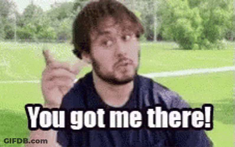 Cocky Guy Pointing You Got Me GIF