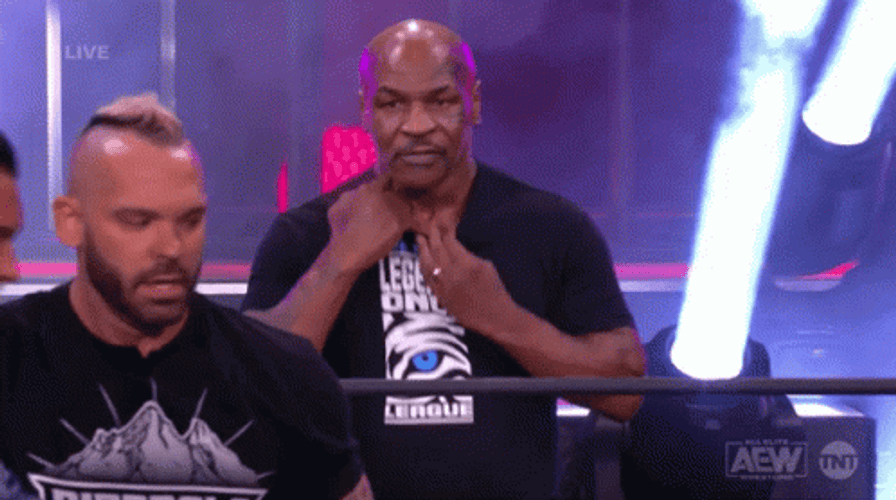 Cocky Mike Tyson Ripping Shirt GIF