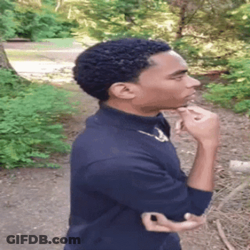 Cocky Zambian Guy Close Up Shot GIF