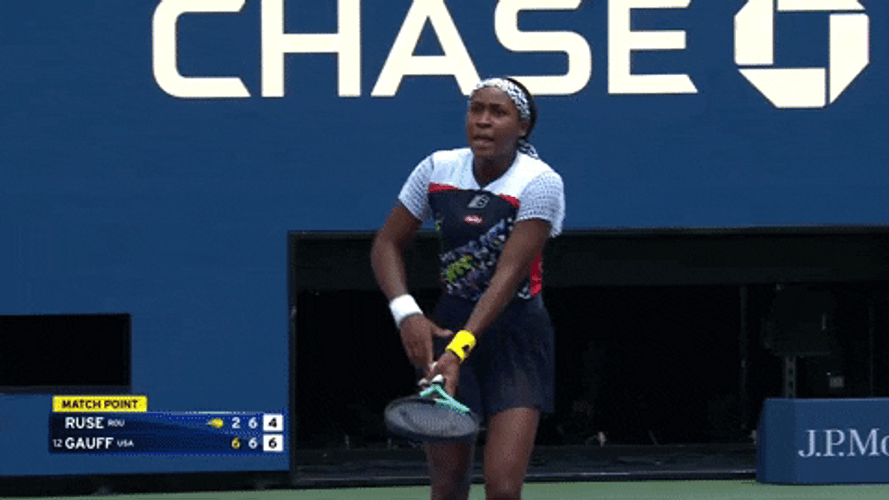 Coco Gauff C'mon US Open 2022 GIF
