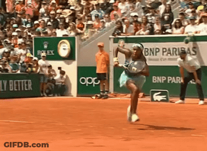 Coco Gauff Tennis Fail WTA GIF