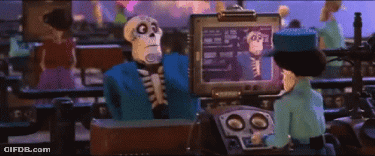 Coco Juan Ortodoncia Being Scanned GIF