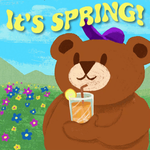 Cocoa Bear It's Spring GIF