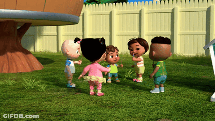 Cocomelon Kids Playing Hide And Seek GIF