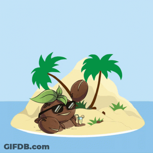 Coconut Tree Mountain GIF