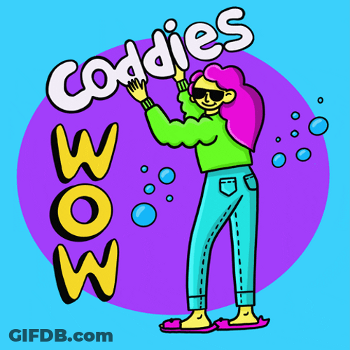 Coddies Wooow Animation GIF