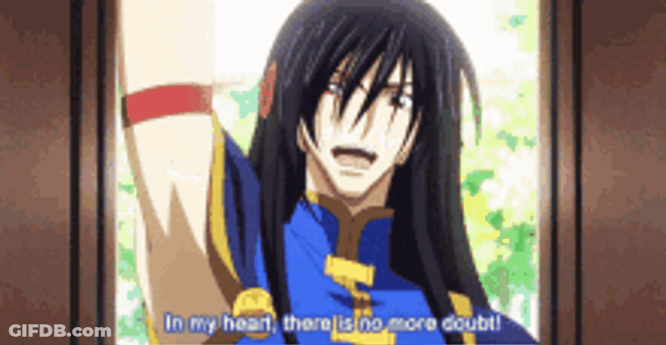 Code Geass Empress Tianzi And Li Xingke No Doubt GIF