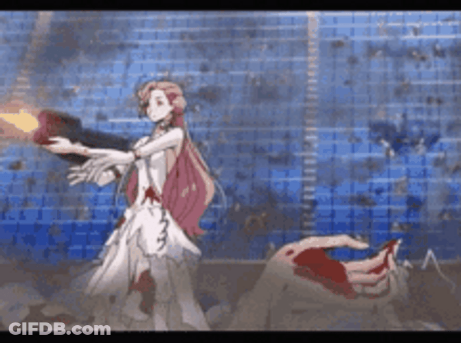 Code Geass Euphemia Li Britannia Gun Attack GIF
