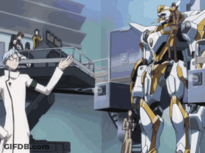 Code Geass Happy And Tired Lloyd Asplund GIF