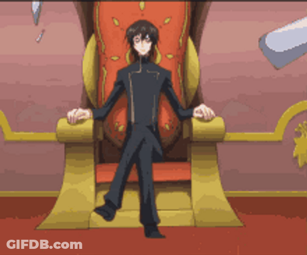 Code Geass Suzaku Kururugi Protecting Lelouch Lamperouge GIF