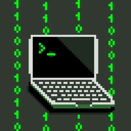 Coding Animated Laptop Flow Stream GIF