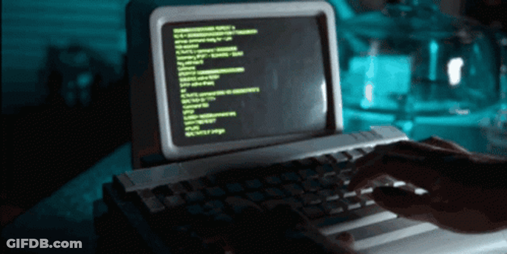 Coding Throwing Computer GIF