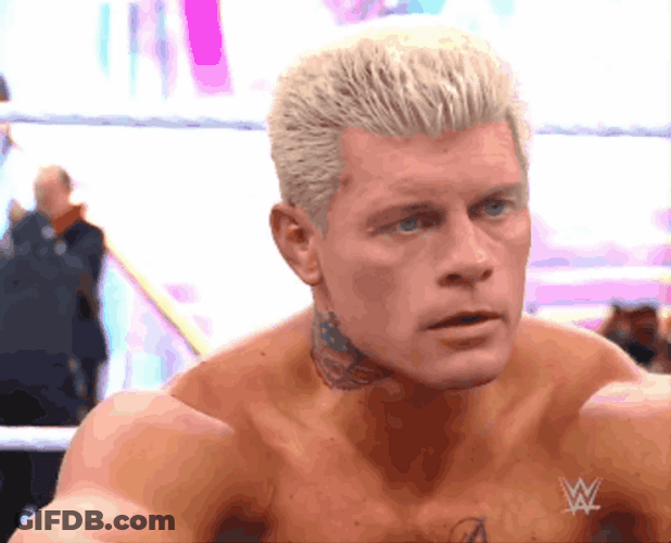 Cody Rhodes Defeat Face GIF