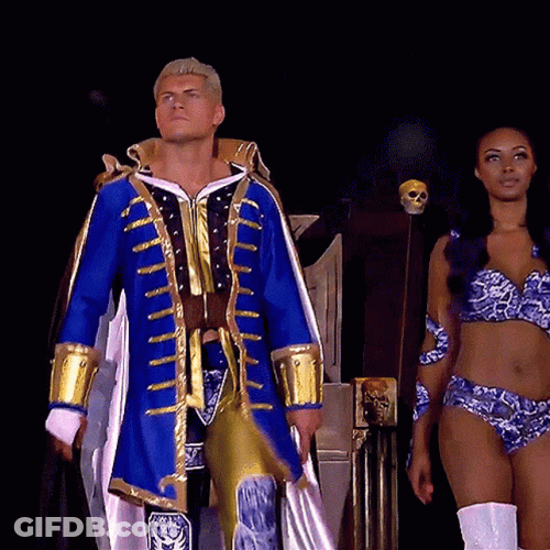 Cody Rhodes Fashion Walk GIF
